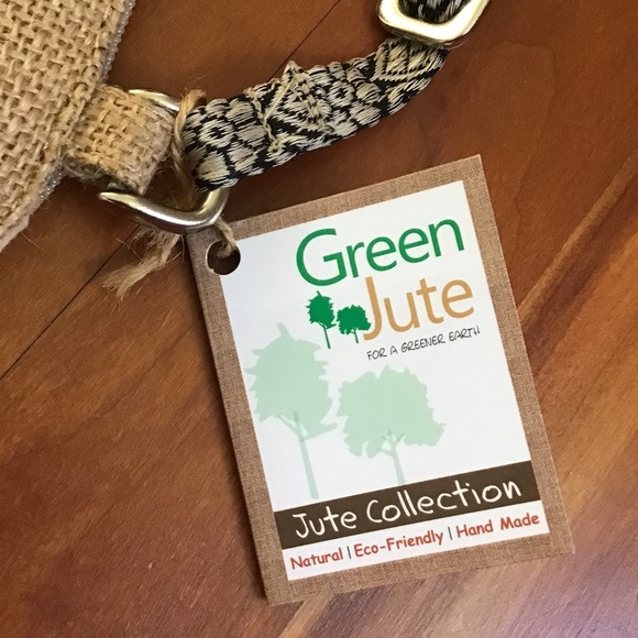 Jute Handbag Mustard Gold Yellow Hipster Sling Bag Handmade Natural Fiber New - Picture 6 of 11